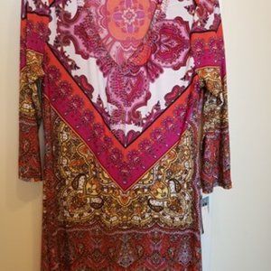 LOVE VINTAGE COLLECTION BEADED TUNIC XL NEW